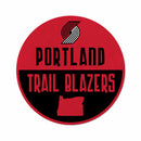 Trail Blazers Shape Cut Logo With Header Card - Classic Design