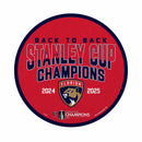 Florida Panthers 2025 Stanley Cup Champions Shape Cut Pennant