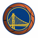 Warriors Primary Logo Basketball Shape Cut Pennant
