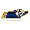 NHL Nashville Predators Classic State Shape Cut Pennant - Home and Living Room Décor - Soft Felt EZ to Hang By Rico Industries