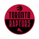 Raptors Shape Cut Logo With Header Card - Classic Design