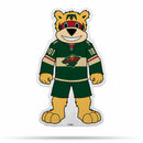 NHL Minnesota Wild Classic Mascot Shape Cut Pennant - Home and Living Room Décor - Soft Felt EZ to Hang By Rico Industries