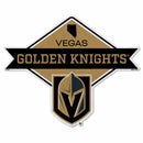 Golden Knights Shape Cut Logo With Header Card - Diamond Design