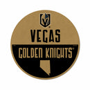 Golden Knights Shape Cut Logo With Header Card - Classic Design