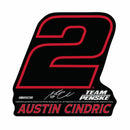 Austin Cindric Shape Cut Pennant