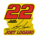 Joey Logano Shape Cut Pennant