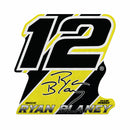 Ryan Blaney Shape Cut Pennant