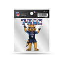 Titans 4"X4" Weeded Mascot Decal