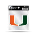 Miami Hurricanes Small Style Decal (4"X4")