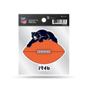 Bears Clear Backer Decal W/ Retro Logo (4"X4")