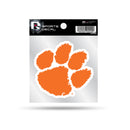 Clemson Tigers 4" x 4" Weeded Vinyl Decal – Primary Logo