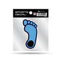 North Carolina University 4"X4" Clear Backer Decal