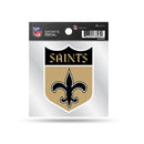Saints Clear Backer Decal W/ Retro Logo (4"X4")