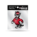 North Carolina State 4"X4" Weeded Mascot Decal