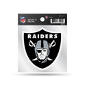 Raiders 4"X4" Clear Backer Decal