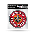 Louisiana Lafayette 4"X4" Weeded Mascot Decal