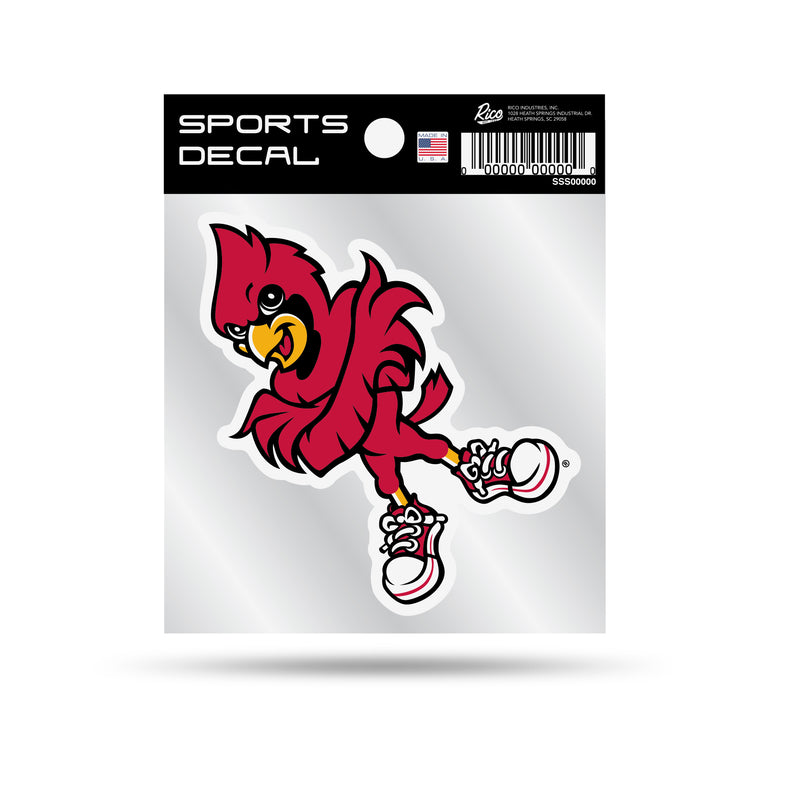 Louisville 4"X4" Weeded Mascot Decal