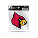 Louisville 4"X4" Weeded Decal On Clear Backer