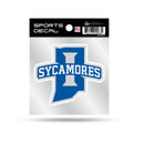 Indiana State 4X4 Clear Backer Sports Decal