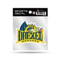 Drexel University 4X4 Clear Backer Sports Decal