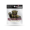 Kutztown Golden Bears 4" X 4" Small Style Decal - Primary Logo