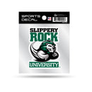 Slippery Rock University 4X4 Clear Backer Sports Decal