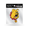 Ferris State 4X4 Clear Backer Sports Decal
