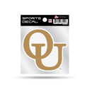 Oakland Golden Grizzlies 4" X 4" Small Style Decal - Primary Logo