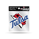 Tulsa Golden Hurricane 4" X 4" Small Style Decal - Primary Logo