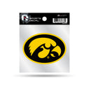 Iowa University 4"X4" Clear Backer Decal