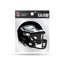 Eagles Clear Backer Decal with Alternate Black Helmet (4"X4")