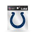 Colts Clear Backer Decal W/ Primary Logo (4"X4")