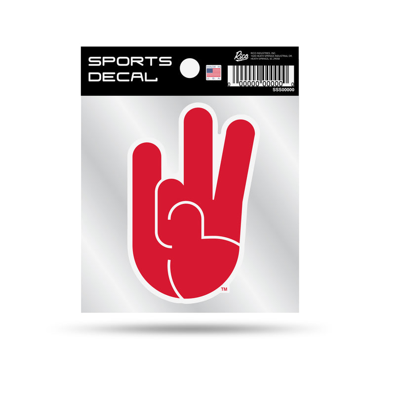 Houston 4"X4" Weeded Mascot Decal