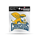 Canisius Golden Griffins 4" X 4" Small Style Decal - Primary Logo