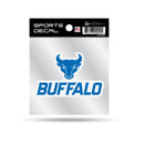 Buffalo-University At 4X4 Clear Backer Sports Decal