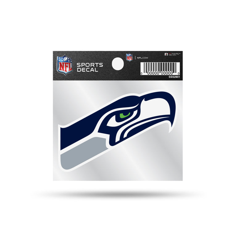 Seahawks Clear Backer Decal (4"X4")