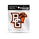 Bowling Green State University 4X4 Clear Backer Sports Decal