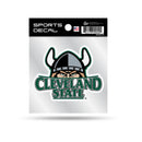 Cleveland State 4X4 Clear Backer Sports Decal