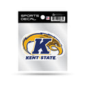 Kent State 4X4 Clear Backer Sports Decal