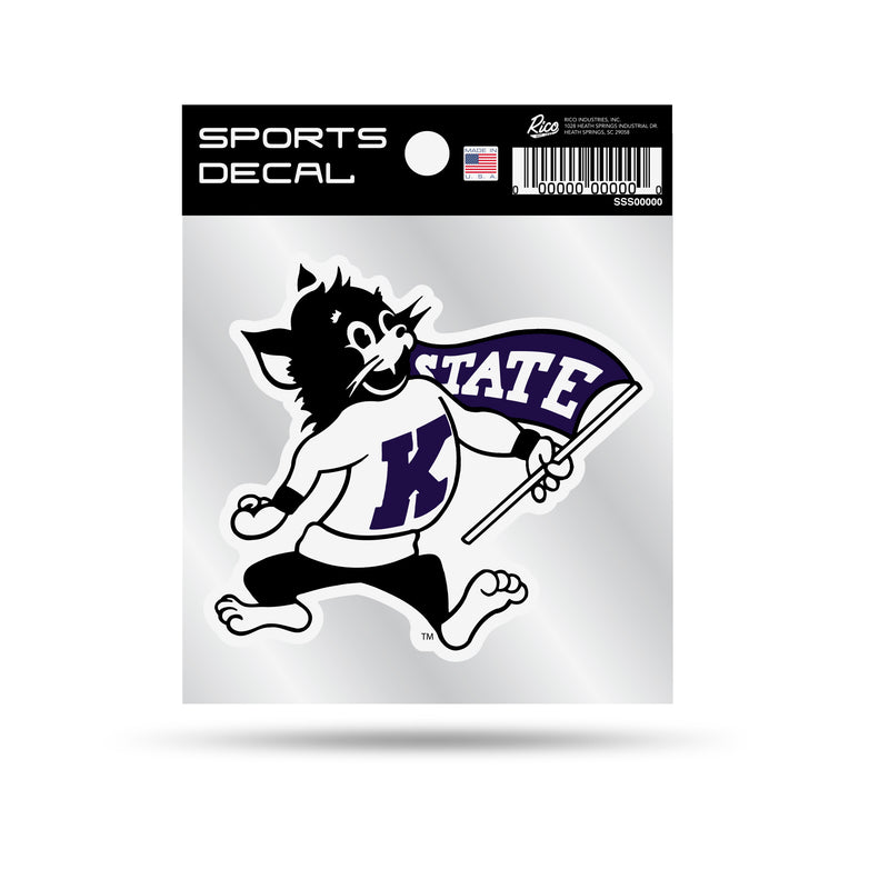 Kansas State University 4"X4" Weeded Mascot Decal
