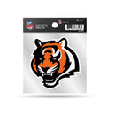 Bengals Clear Backer Decal W/ Primary Logo (4"X4")