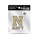 US Naval Academy 4X4 Clear Backer Sports Decal