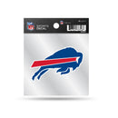 Bills Clear Backer Decal W/ Primary Logo (4"X4")