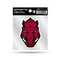 Arkansas University 4"X4" Weeded Mascot Decal