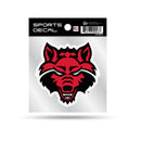 Arkansas State 4X4 Clear Backer Sports Decal