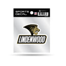 Lindenwood University 4X4 Clear Backer Sports Decal