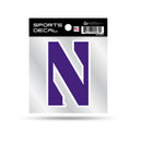 Northwestern 4X4 Clear Backer Sports Decal