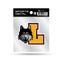 Loyola University Chicago 4X4 Clear Backer Sports Decal