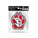 South Dakota Coyotes 4" X 4" Small Style Decal - Primary Logo