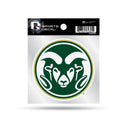 Colorado State Clear Backer Decal W/ Primary Logo (4"X4")